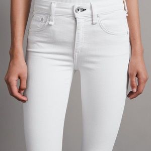rag & bone size 25 mid rise skinny jeans white womens, great pre loved condition